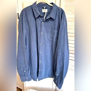 Marine Layer Lightweight Cord Snap Shirt